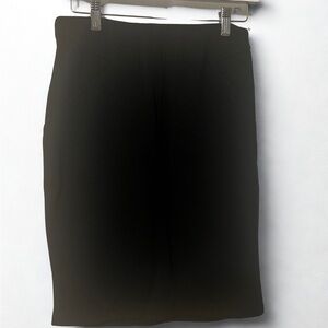 Elle Black Pencil Skirt